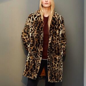 LINE Faux Fur Coat Gisela xs